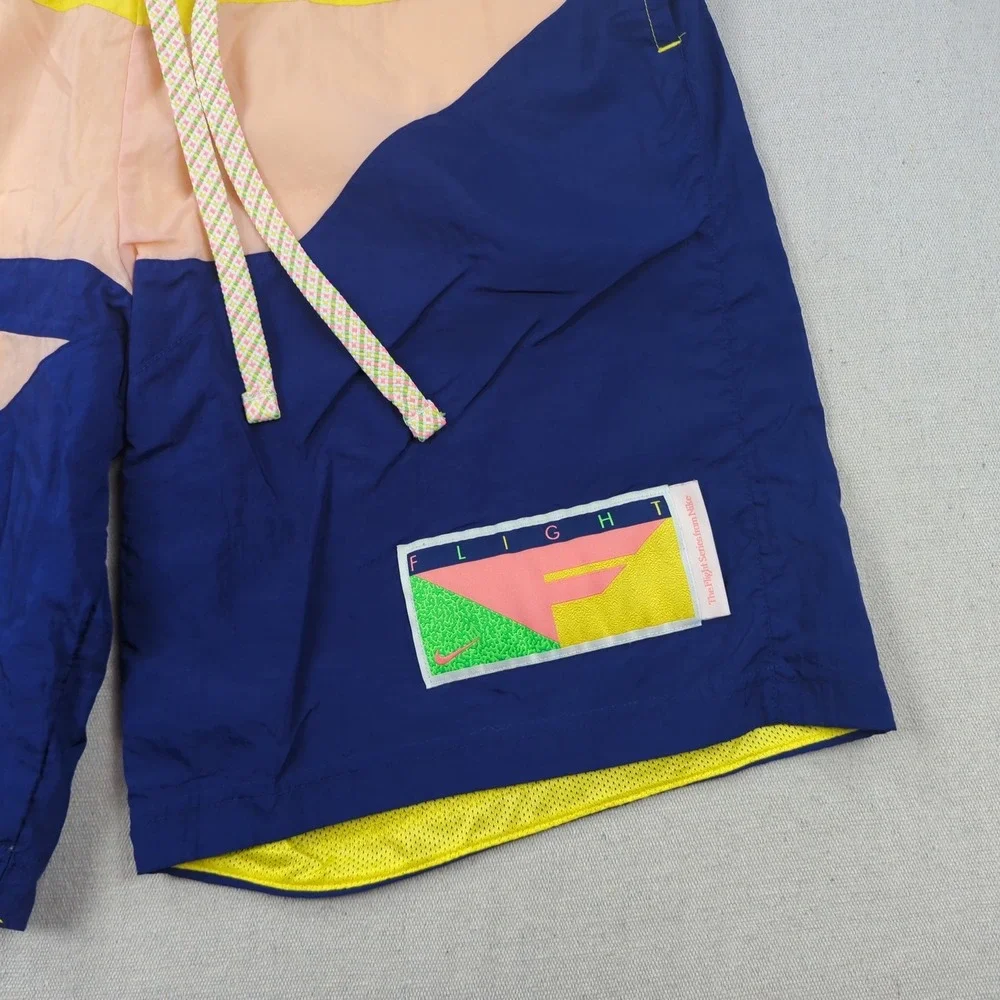 Nike Swim Shorts Mens Large Multicolor Flight Casual Summer
